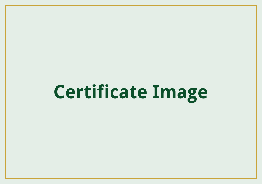 Certificate Image
